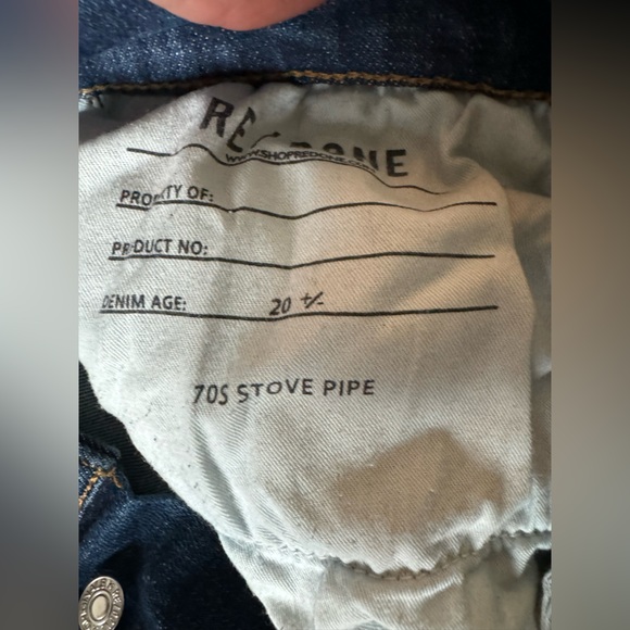 Re/Done 70’s stovepipe jeans. Size 29. Comfort Stretch High rise. - Picture 4 of 7